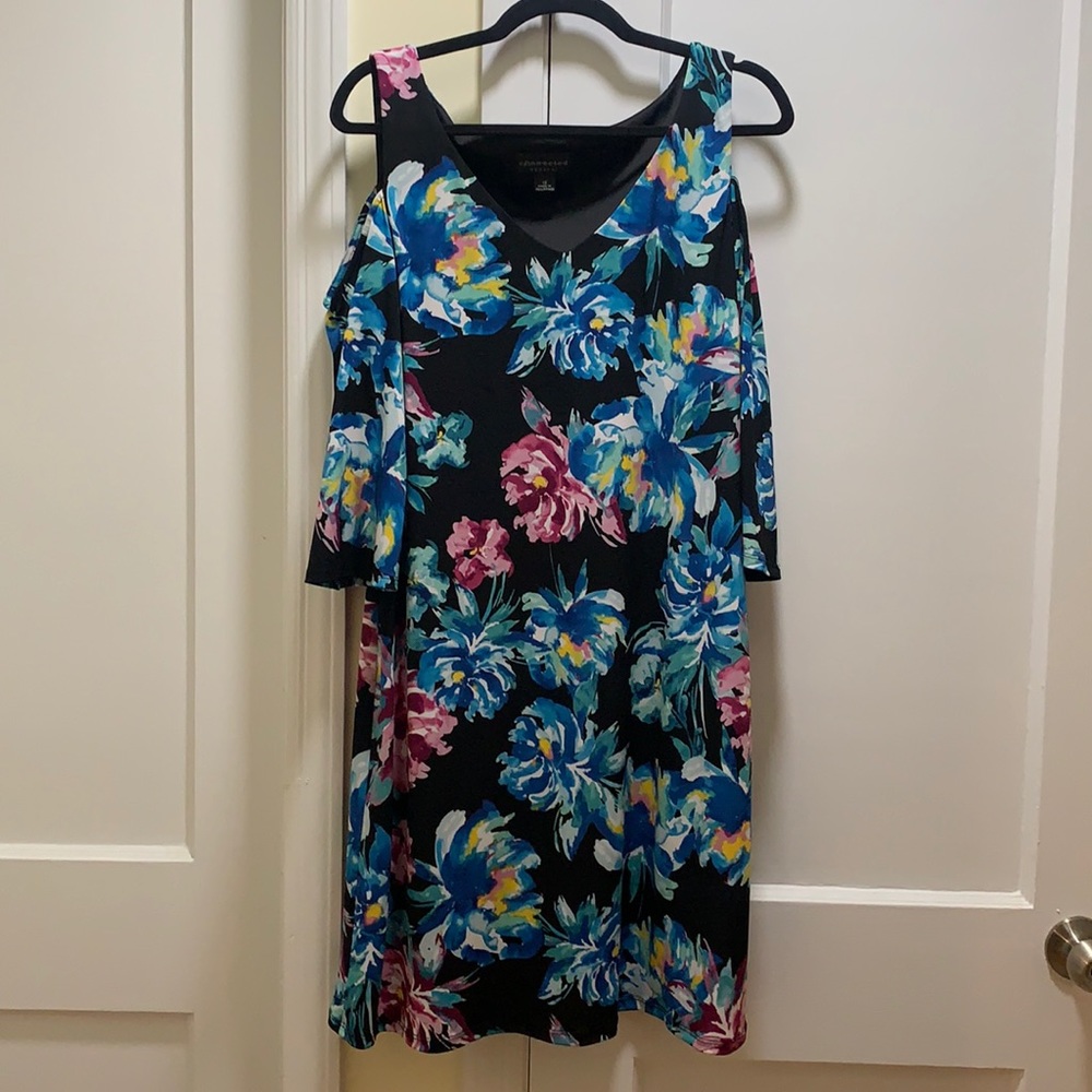Cold shoulder dress